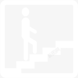 步梯间安全通道步梯间图标高清图片