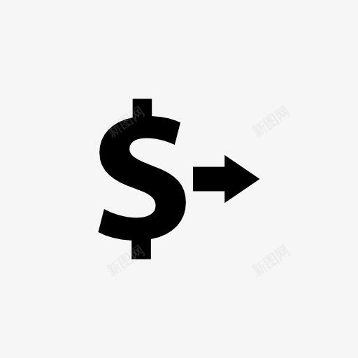 dollaricon图标png_新图网 https://ixintu.com 美元
