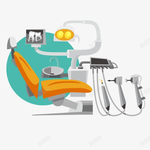 牙科医疗设备png免抠素材_新图网 https://ixintu.com 医疗医药 大型设备 牙科
