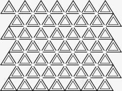 几何三角花纹素材