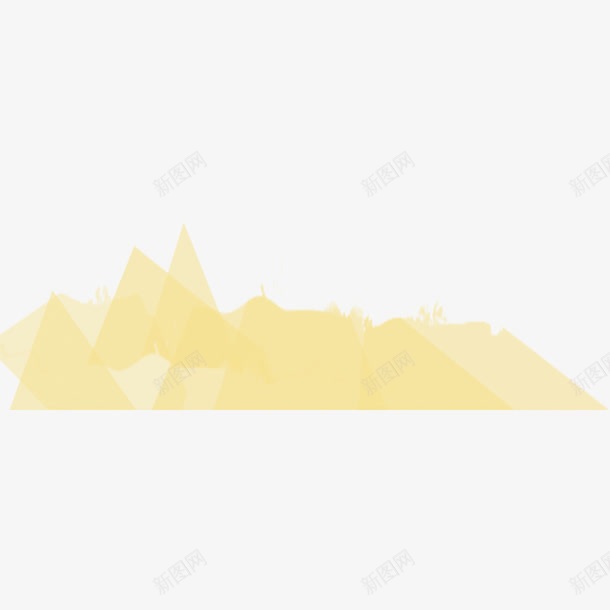 简约山脉png免抠素材_新图网 https://ixintu.com 大山 山 山脉 简约