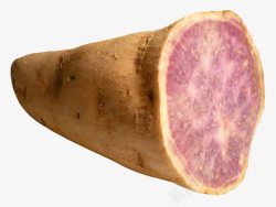 紫色新鲜番薯素材