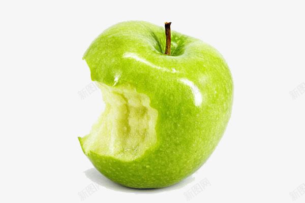 咬一口的苹果png免抠素材_新图网 https://ixintu.com 咬一口 水果 苹果 青苹果
