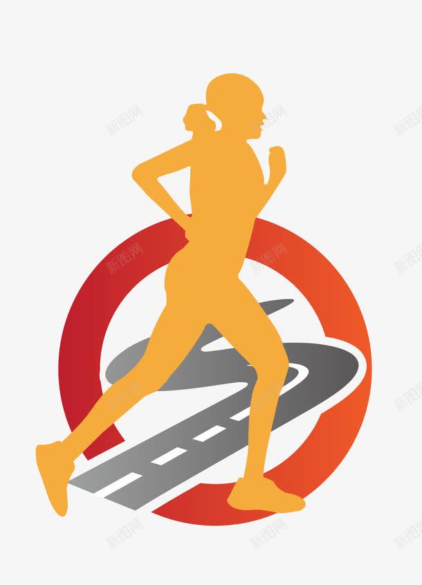 运动项目长跑女孩png免抠素材_新图网 https://ixintu.com 卡通图案 跑步的人 运动人物 运动跑道 长跑