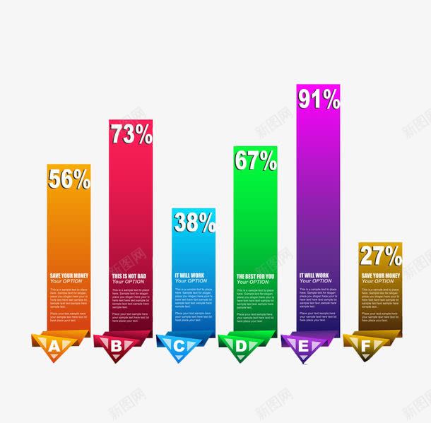 百分比柱图png免抠素材_新图网 https://ixintu.com PPT PPT矢量 元素 免费PNG图片 免费下载 数据图表 百分比 矢量PNG