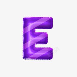 矢量卡通大象E字母字母气球高清图片