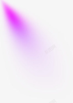 紫色手绘梦幻光效素材