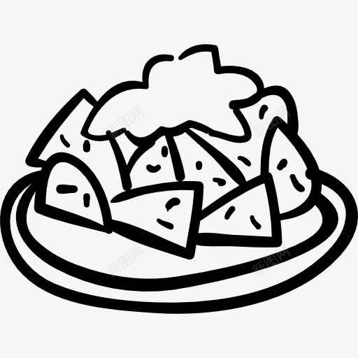 食品板块手绘午餐图标png_新图网 https://ixintu.com 午餐 手绘 手绘烹饪 板 板材 粉 食品