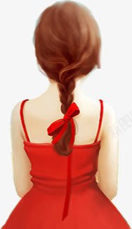红衣女孩女装海报png免抠素材_新图网 https://ixintu.com 女孩 女装 海报 红衣 设计