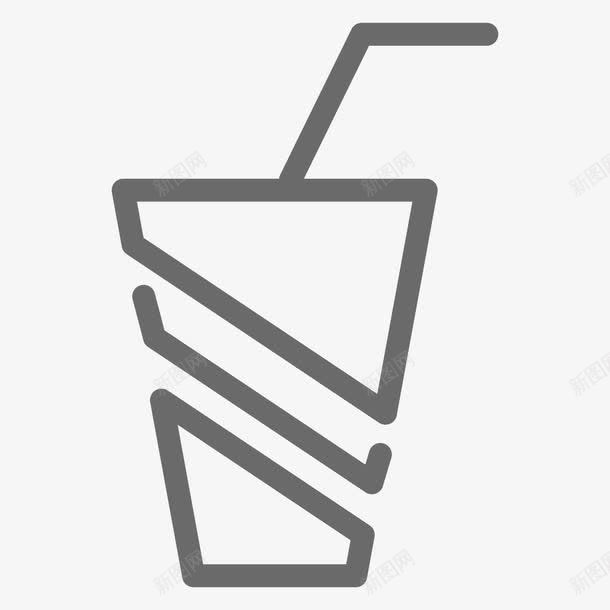 奶昔FoodBeverageLineicons图标png_新图网 https://ixintu.com milkshake 奶昔