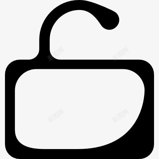 解锁图标png_新图网 https://ixintu.com 安全 工具和用具 开锁 挂锁 隐私