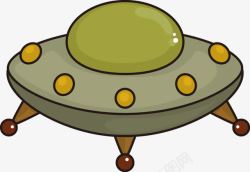 卡通飞碟UFO素材