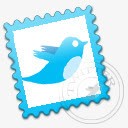推特邮票邮费社会网络社会锡社会素材