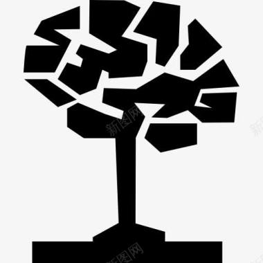 树脑的概念符号图标图标