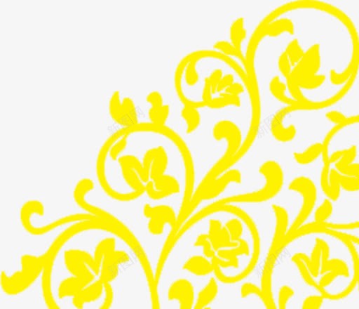 手绘黄色边框纹理花朵png免抠素材_新图网 https://ixintu.com 纹理 花朵 边框 黄色