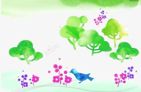 清新简单绿色自然背景png图片免费下载 素材0mjuwjekw 新图网
