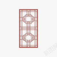 古建筑png免抠素材_新图网 https://ixintu.com 古建筑 木窗 雕花窗