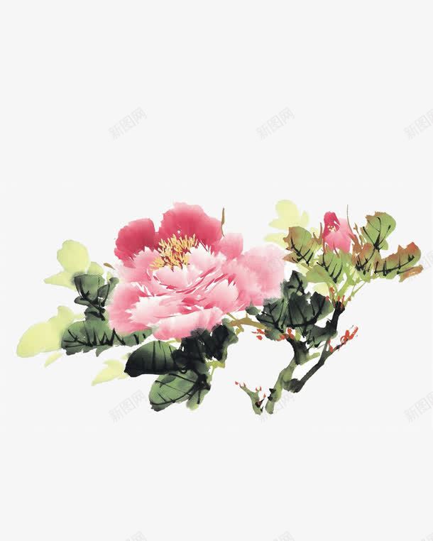 粉色手绘的花png免抠素材_新图网 https://ixintu.com png图形 png装饰 手绘 植物 花朵 装饰