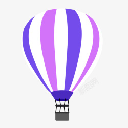 紫色热气球紫色热气球高清图片
