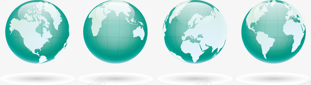 绿色地球世界矢量图eps免抠素材_新图网 https://ixintu.com 地壳 地球 地球板块 大陆板块 板块 绿色世界 运动 矢量图