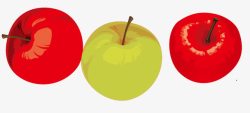 卡通手绘水果苹果素材