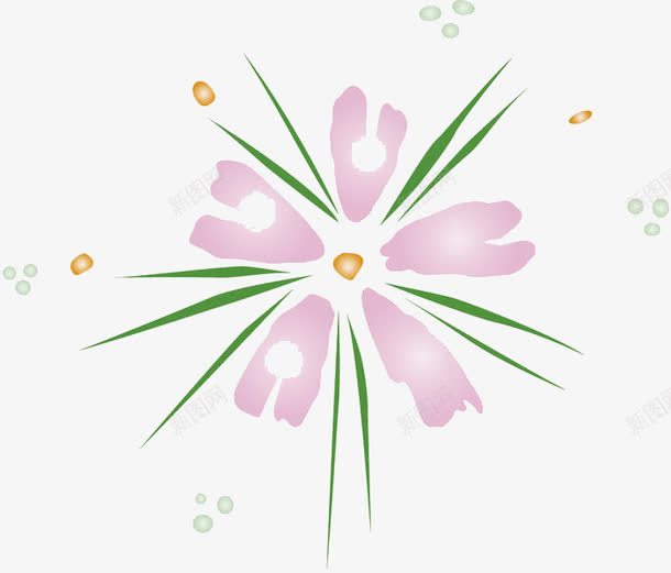 洁白的艺术png免抠素材_新图网 https://ixintu.com 卡通 散花 植物 绘画 艺术 装饰