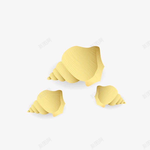 黄色海螺png免抠素材_新图网 https://ixintu.com 海产品 海螺 矢量海螺 贝类