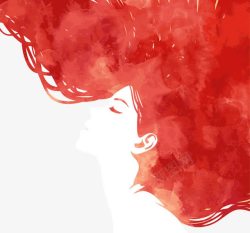 红头发的女人素材