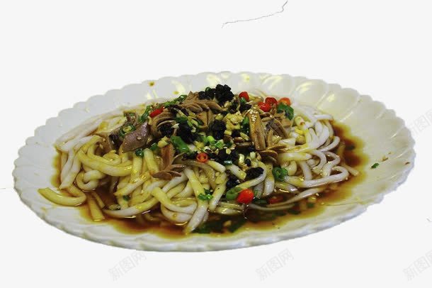 凉拌土豆粉png免抠素材_新图网 https://ixintu.com 产品实物 凉拌 土豆粉 食物