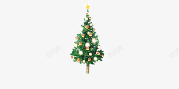 冬季圣诞树装饰png免抠素材_新图网 https://ixintu.com 冬季 圣诞 树