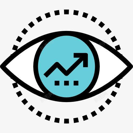 生长图标png_新图网 https://ixintu.com 业务 图 图形 增长 眼 福利 箭头 统计