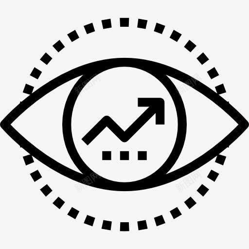 生长图标png_新图网 https://ixintu.com 业务 图 图形 增长 眼 福利 箭头 统计