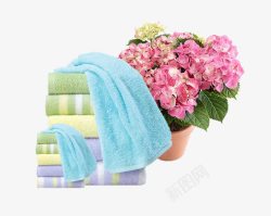 毛巾花朵素材