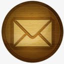 电子邮件木材木网图标图标