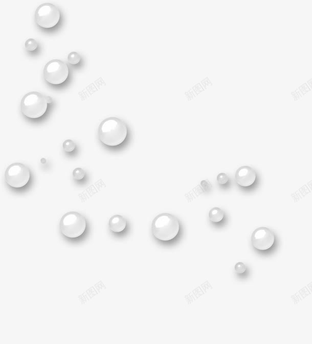 灰色气泡png免抠素材_新图网 https://ixintu.com 图案 气泡 灰色 背景 装饰