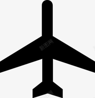 空气平面运输AIGA符号标志图标图标