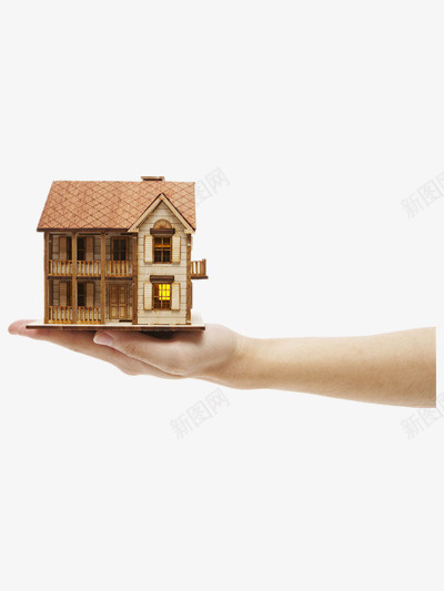 房子模型png免抠素材_新图网 https://ixintu.com 房子 手 模型