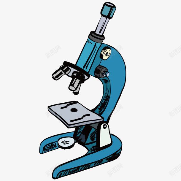 卡通显微镜png免抠素材_新图网 https://ixintu.com 卡通 显微镜 科学