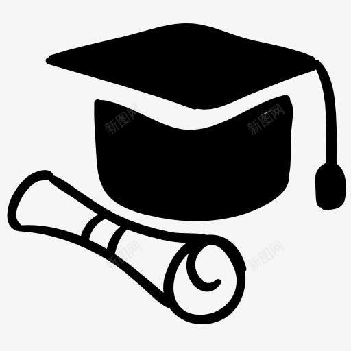 毕业证书图标png免抠素材_新图网 https://ixintu.com 学位 文凭 证书