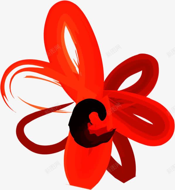 红色花朵花纹图案png免抠素材_新图网 https://ixintu.com 图案 红色 花朵 花纹