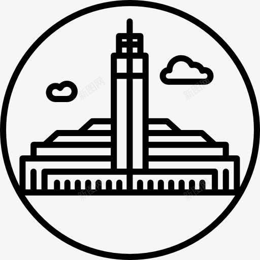 哈桑清真寺图标png_新图网 https://ixintu.com Casablanca 哈桑清真寺 摩洛哥 清真寺 纪念碑