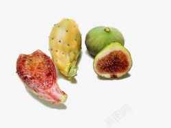 麒麟果免抠成熟的仙人掌果片高清图片