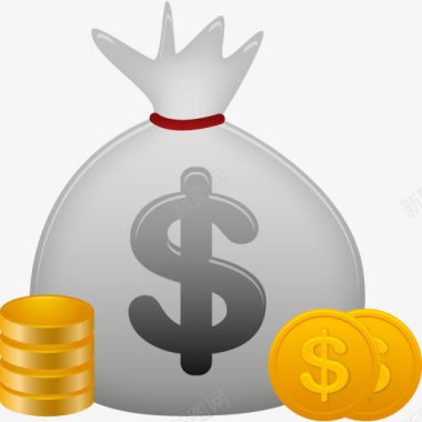 硬币漂亮的办公室图标集第部分图标