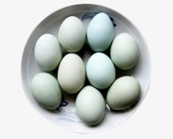一盘鸡蛋绿壳素材