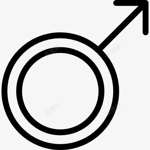 男性图标png_新图网 https://ixintu.com 人的迹象 性别 火星的形状和符号 男性