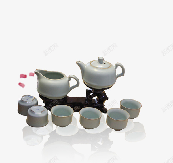 创意茶具png免抠素材_新图网 https://ixintu.com 创意素材 茶具素材 茶壶 茶杯图