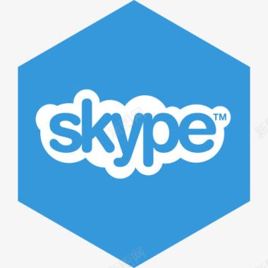 六角媒体Skype社会Miu六图标图标