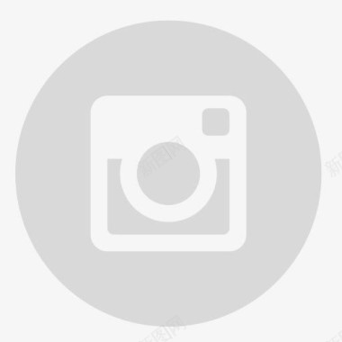 圈灰色Instagram自由社会图标图标