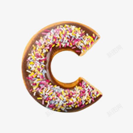 字母c创意图png免抠素材_新图网 https://ixintu.com c 创意图 字母 甜甜圈 面包