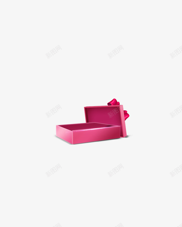 粉色礼物盒psd免抠素材_新图网 https://ixintu.com 礼物盒 粉色